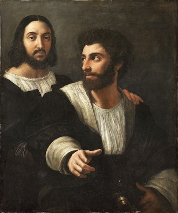 Immagini per RaffaelloRaffaello, Autoritratto con amico, Paris, Musée du Louvre.