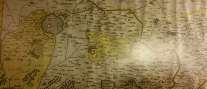 Mappa del '500 Quando il Ducato di Parma era a 60 km da Roma nascondi