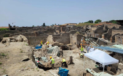 Pompei, nuovi reperti emergono durante le riprese di Mi manda Rai Tre
