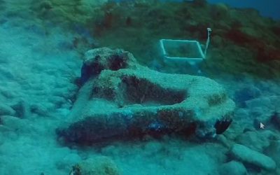 Archeologia, recuperato altorilievo nei fondali di Agrigento