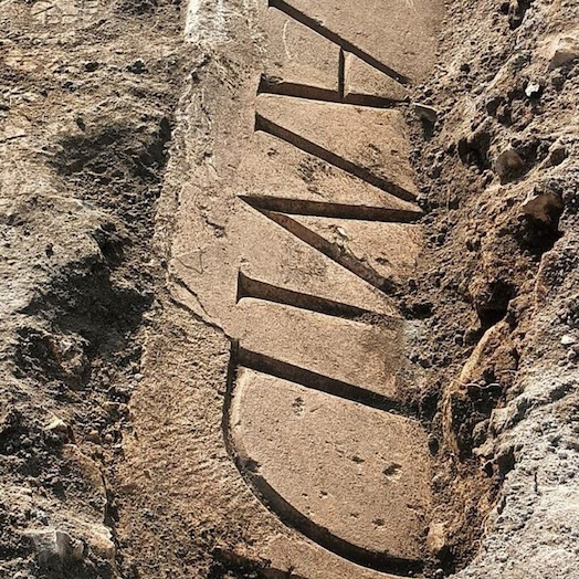 Tivoli, Santuario di Ercole Vincitore emerge iscrizione che identifica la basilica citata da Svetonio