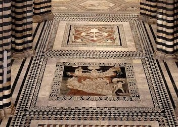 Il pavimento del Duomo di Siena si scopre ai visitatori